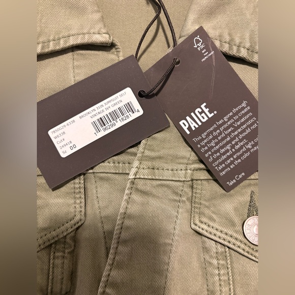 PAIGE Brooklyn Belted Jumpsuit in Vintage Ivy Green Size 00 Brand NWT!! - Picture 6 of 16